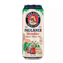 Cerveza Paulaner Weissbier 601920 X500 Ml Lata