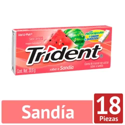 Chicle Trident Value Pack Sandia X 30.6 Gr 6084