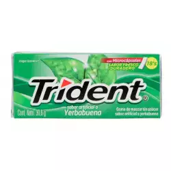 Chicle trident value pack x 30.6 gr yerbabuena 6060