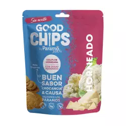 Chips de coliflor paramo snacks x 35 g horneado
