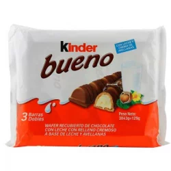 Chocolate Kinder Bueno Paquete X 3