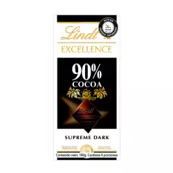 Chocolate Lindt Excellence X 100Gr 90 Cocoa Dark 53485