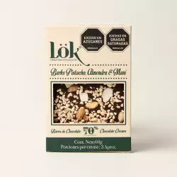 Chocolate Lok 70 Cacao Tableta 60 Gr Almendra 7285