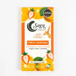 Chocolate Sagu 60 Cacao  80 Gr  Fresa