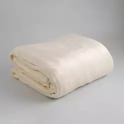Cobija Expressions Flannel Queen 200X220Cm Beige Poliester