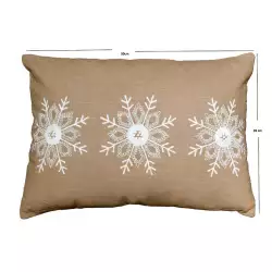 Cojin expressions copo nieve 35x50cm natural algodon ae-nh-305