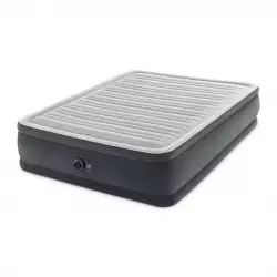 Colchon Intex Inflable Queen 1X2X25Cm Gris 272 Kg Pvc 64413Ed