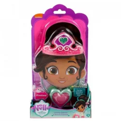 Collar Corazón + Tiara Nickelodeon Nella-Azul Y Rosado
