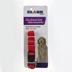 Collar Perro Clark 40254 L 19Mm Rojo