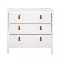 Comoda Madrid 796624949 3 Cajones Blanca
