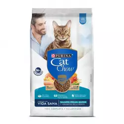 Concentrado Gato Cat Chow 12225566 3 Kg Vida Sana Salmon Adulto