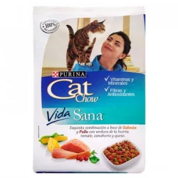 Concentrado Gato Cat Chow 4451 450 Gr Salmon