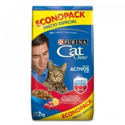 Concentrado Gato Cat Chow Pague 1.5 Kg Lleve 2 Kg Activos Adultos