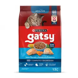 Concentrado Gato Gatsy 12416372 1.5 Kg Pescado Arroz Espinaca