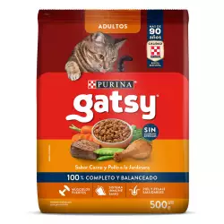 Concentrado Gato Gatsy 500 Gr Pollo Y Carne Adulto 12539820