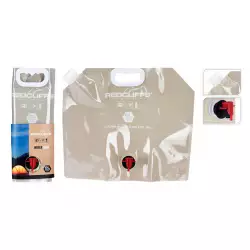 Contenedor Agua Redcliffs Plegable Beige 8 Lt Polietileno Cy56