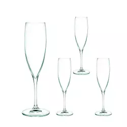 Copa Champagne Rcr Invino Cm Transparente 240 Ml 4 Ud Vidrio 29019