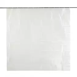 Cortina Bano Expressions 180X180Cm Blanco Polietileno Ge11B00004