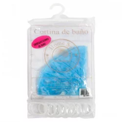 Cortina De Baño Home Set Blaco Nieb-Blanco
