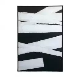 Cuadro Concepts Abstracto Monocromia 80X120Cm Plastico 507-36058