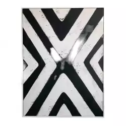 Cuadro Concepts Abstracto Monocromia 90X120Cm Plastico 507-36060