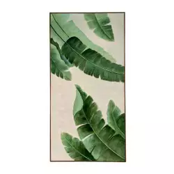 Cuadro Hojas Concepts Savanna 72X142Cm Poliester 448-7415326