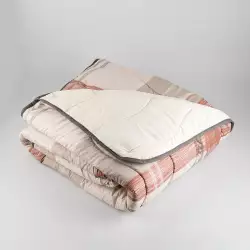 Cubrecama Expressions Cuadros Queen 240X240Cm Microfibra 083359