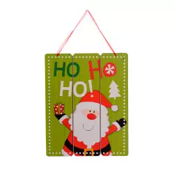 Cuelga Puertas Miro Christmas Hoho  29X23Cm Rojo Verde