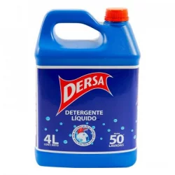 Detergente Líquido Dersa 4L - Azúl/Rojo