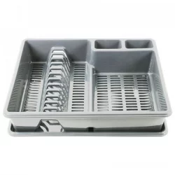 Escurridor plasticforte 48x9x38cm gris plastico 1152212