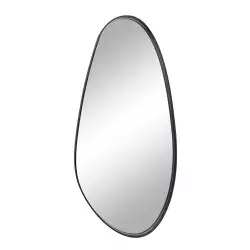 Espejo Concepts Oval Monocromia 50X100Cm Negro 448-7515235