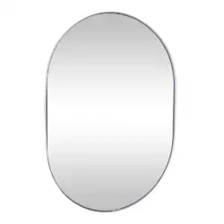 Espejo Oval Concepts Sweet Mocca 50X2Cm Blanco Vidrio 532-50089