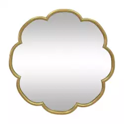 Espejo pared concepts Rose Blush flor 64x64xcm dorado vidrio 448-7