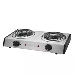 Estufa Doble Holstein 47X27X9Cm Gris Hh-09045001Ss