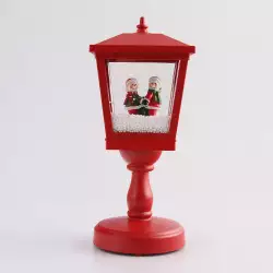Farol Miro Christmas Santa 1X30Cm Rojo Plastico 831-D089-2503