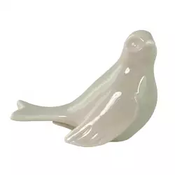 Figura Deco Concepts Pajaro Monocromia 6X9X12Cm Porcelana 439-35