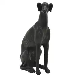 Figura decorativa animal - modelo de perro sentado 1
