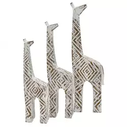 Figura decorativa animal - modelo girafa setx3