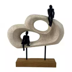 Figura Decorativa Concepts Persona Rose Blush 10X10X10Cm Dolomita           