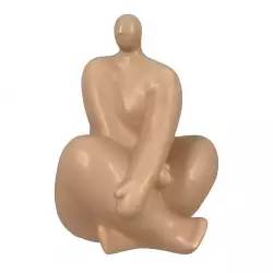 Figura Fem Concepts Sweet Mocca 16X22X16Cm Marron Porcelana 43