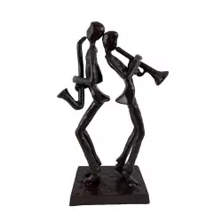 Figura Humana Pie Concepts Luxor Bronce 6X19X12Cm Hierro 541-71