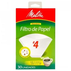 Filtro Para Café Melita 30 Unidades