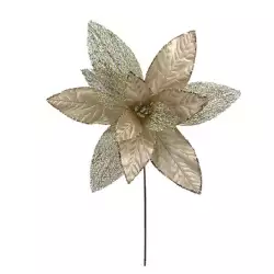 Flor nav ponsetia 45cm champana 831-amx044-1801n