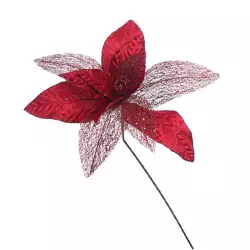 Flor nav ponsetia 45cm rojo 831-amx044-1801a