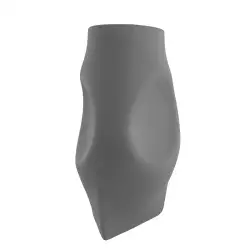 Florero Abs Concepts Sweet Mocca 8X17X8Cm Gris Dolomita 445-56