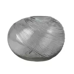 Florero concepts Crystal Blue 20x15x15,3cm transparente vidrio 412