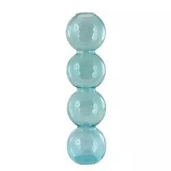Florero concepts Crystal Blue 6x22x6cm azul vidrio 567-68028