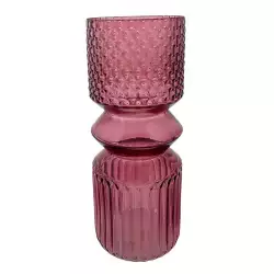 Florero concepts Rose Blush cara 16,7x18x3cm azul ceramica 442-620