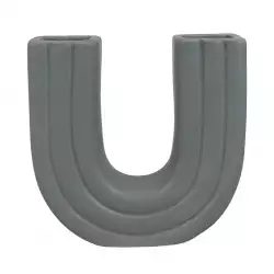 Florero concepts Rose Blush cara 5x18,5x6cm blanco ceramica 437-74