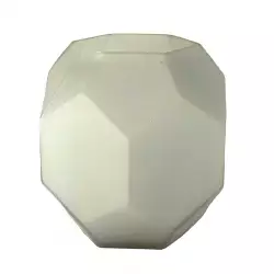 Florero Ori Concepts Sweet Mocca 16X18X16Cm Blanco Vidrio 413-